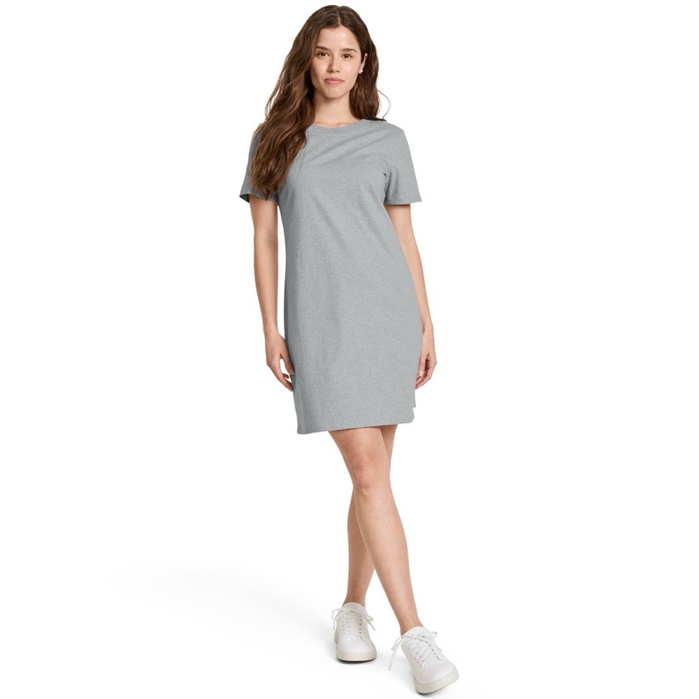 Jockey Organic Cotton T-Shirt Dress Women’s Size 2XL Gray NWT